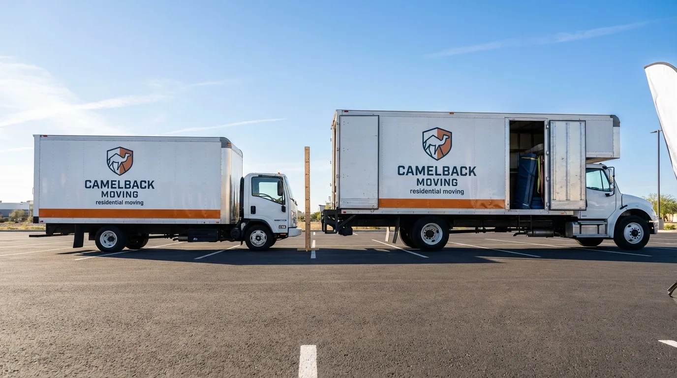 Moving truck size capacity guide in Lone Grove